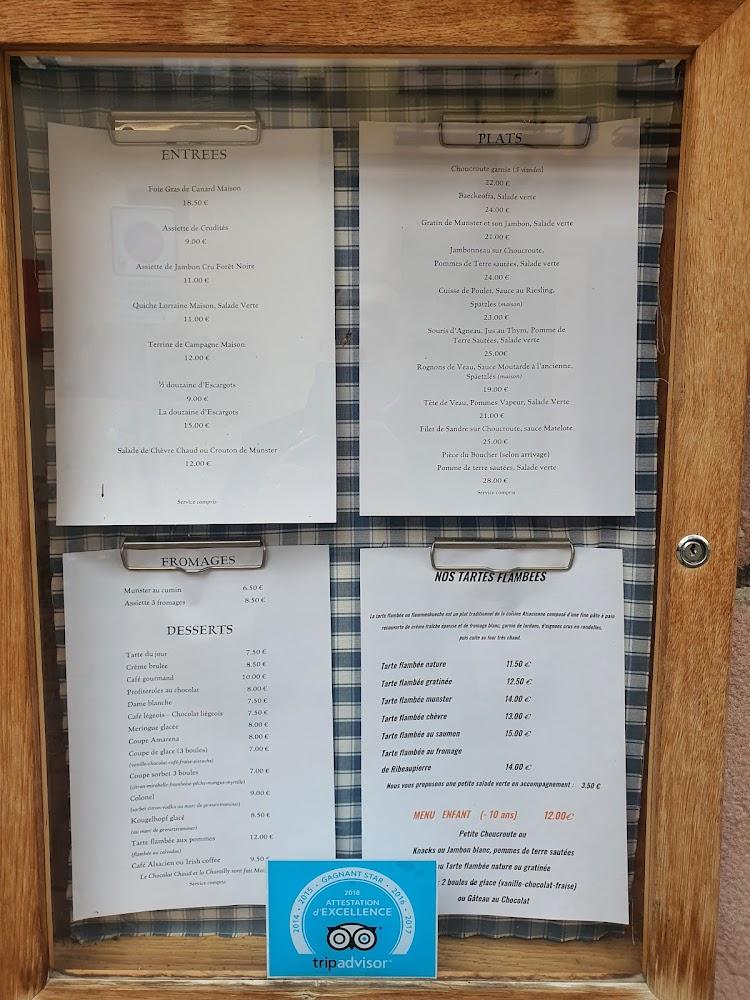 Restaurant le Kaysersberg - Menu Image 3